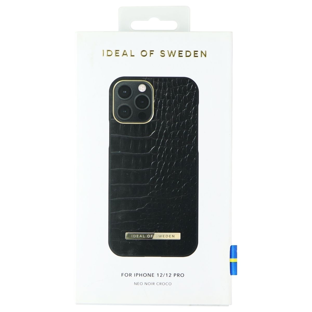 IDeal Of Sweden Atelier Case For Apple IPhone 12 And 12 Pro - Neo Noir Croco