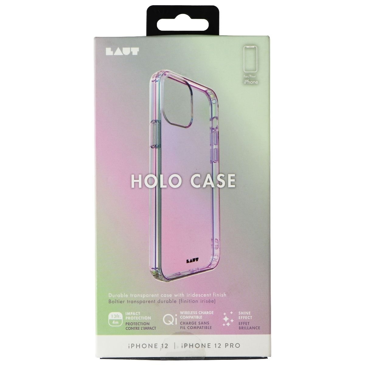 LAUT Holo Series Case For Apple IPhone 12 And IPhone 12 Pro - Pearl