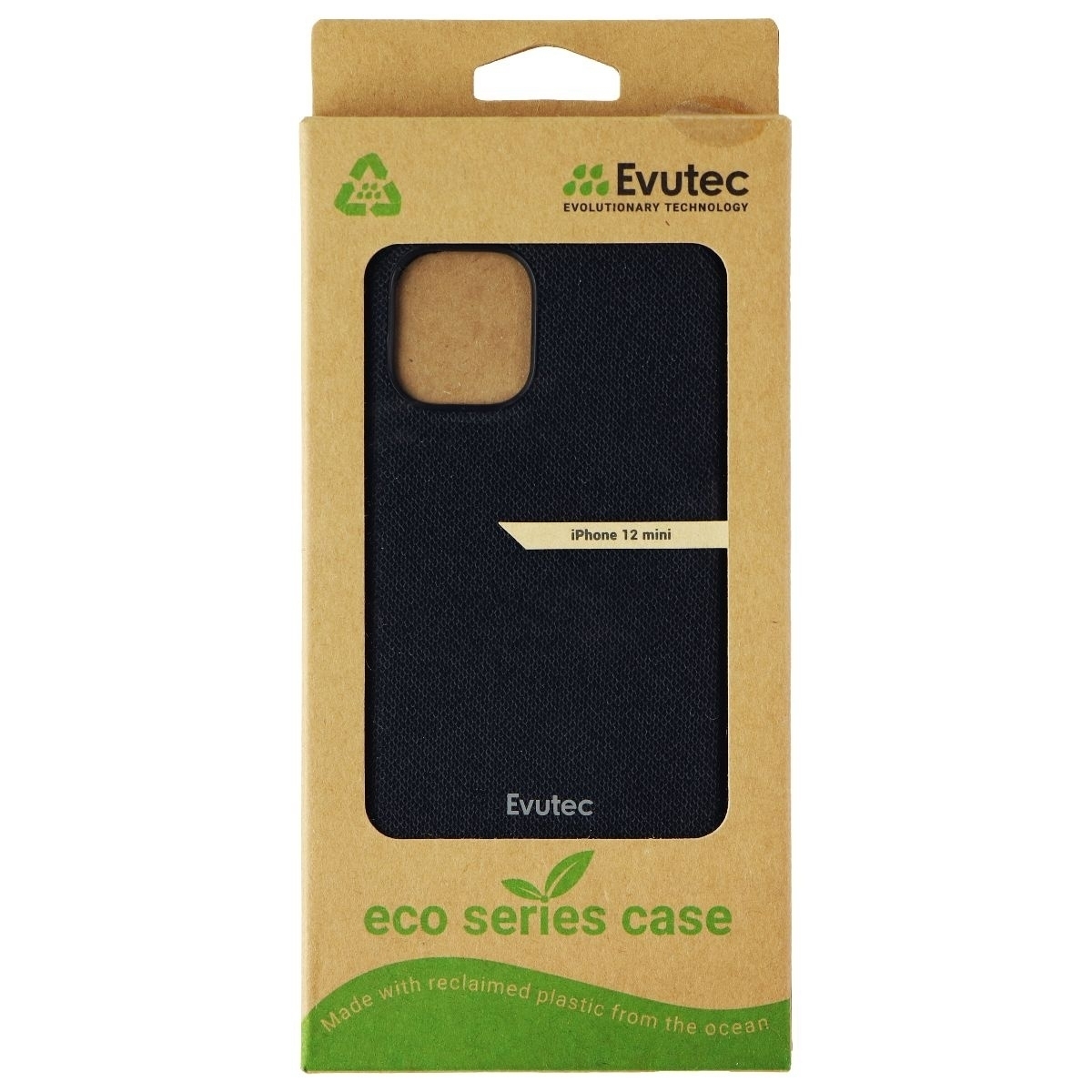 Evutec Eco Series Fabric Case For Apple IPhone 12 Mini - Black