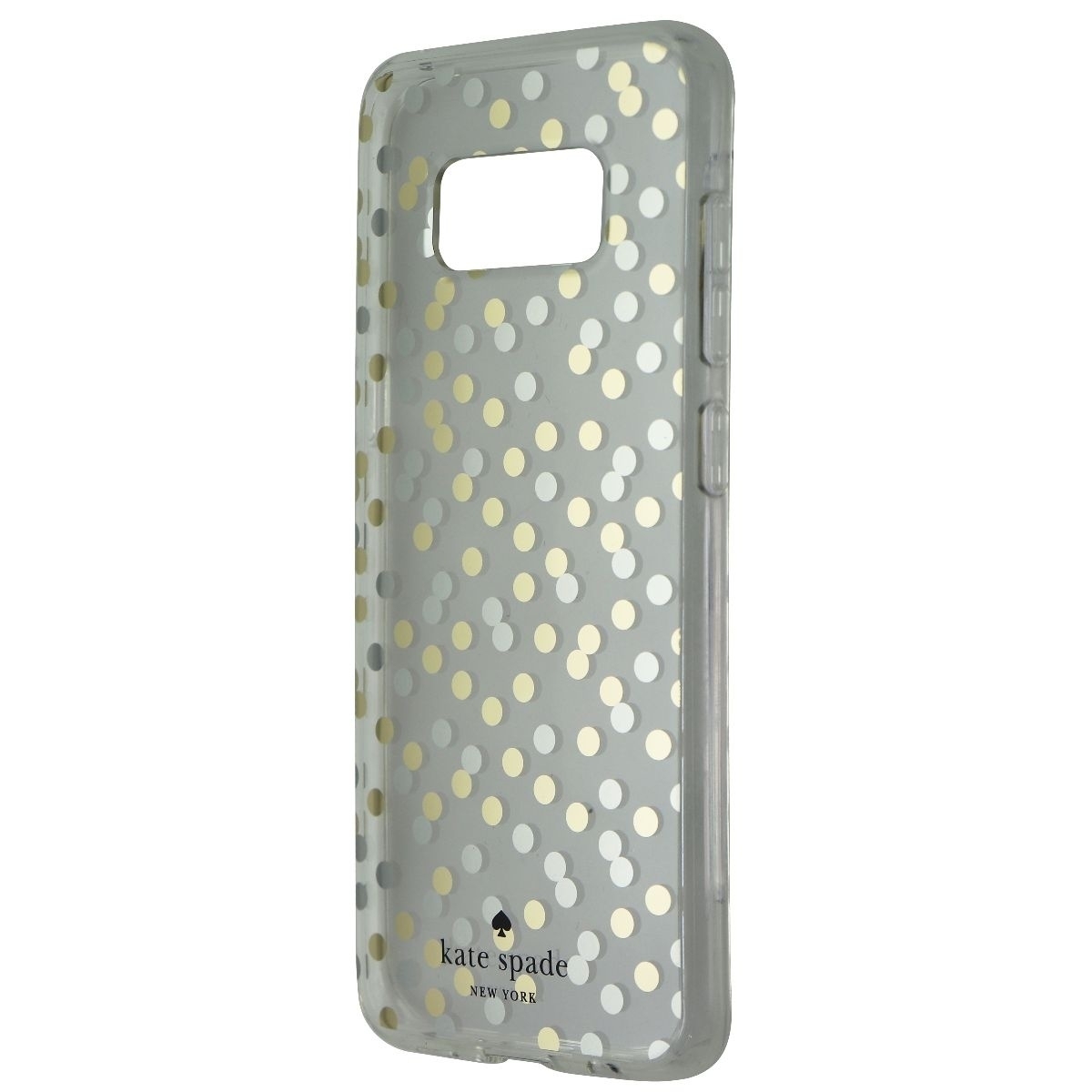 Kate Spade Hardshell Case For Galaxy S8 - Confetti Dot Clear/Gold/Silver