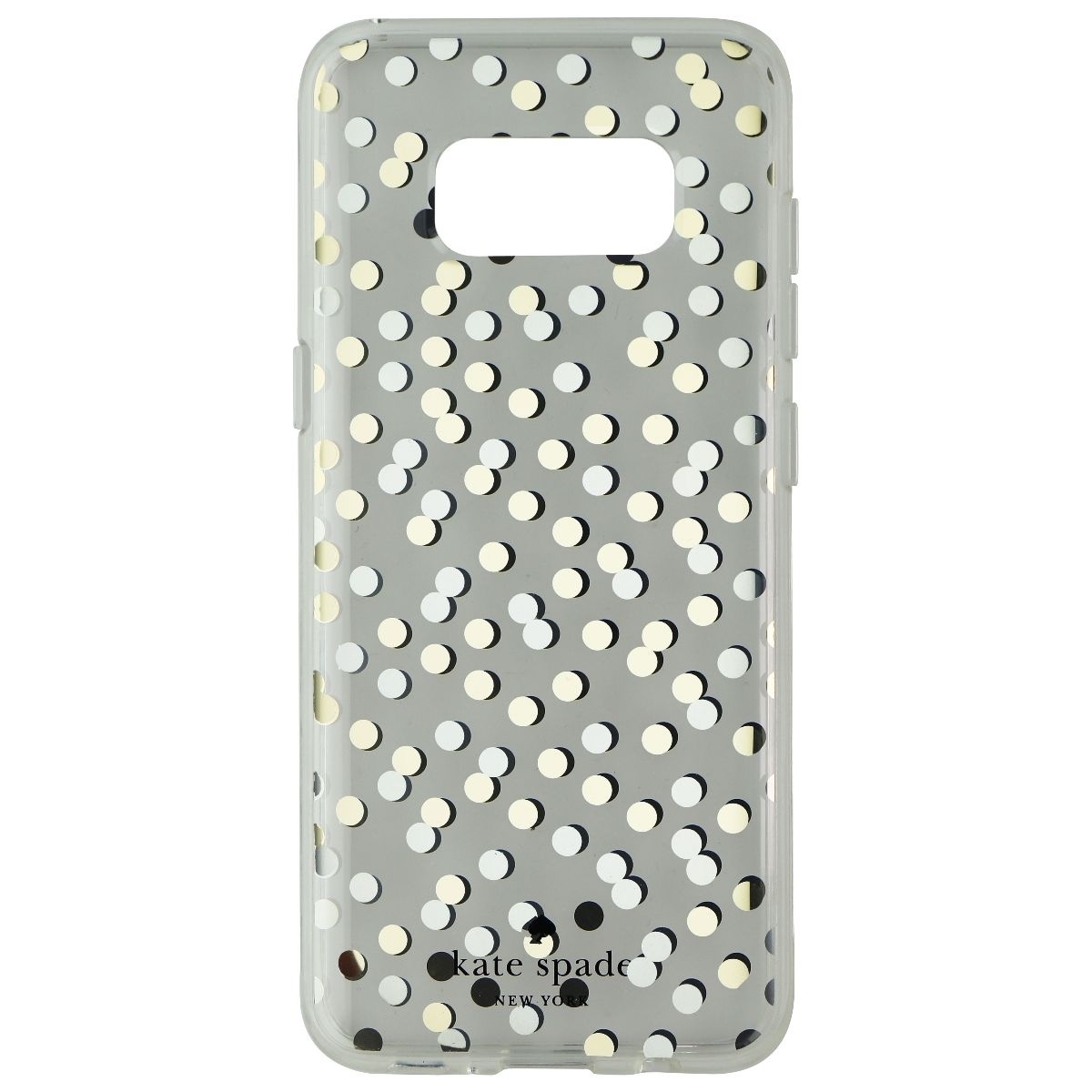 Kate Spade Hardshell Case For Galaxy S8 - Confetti Dot Clear/Gold/Silver