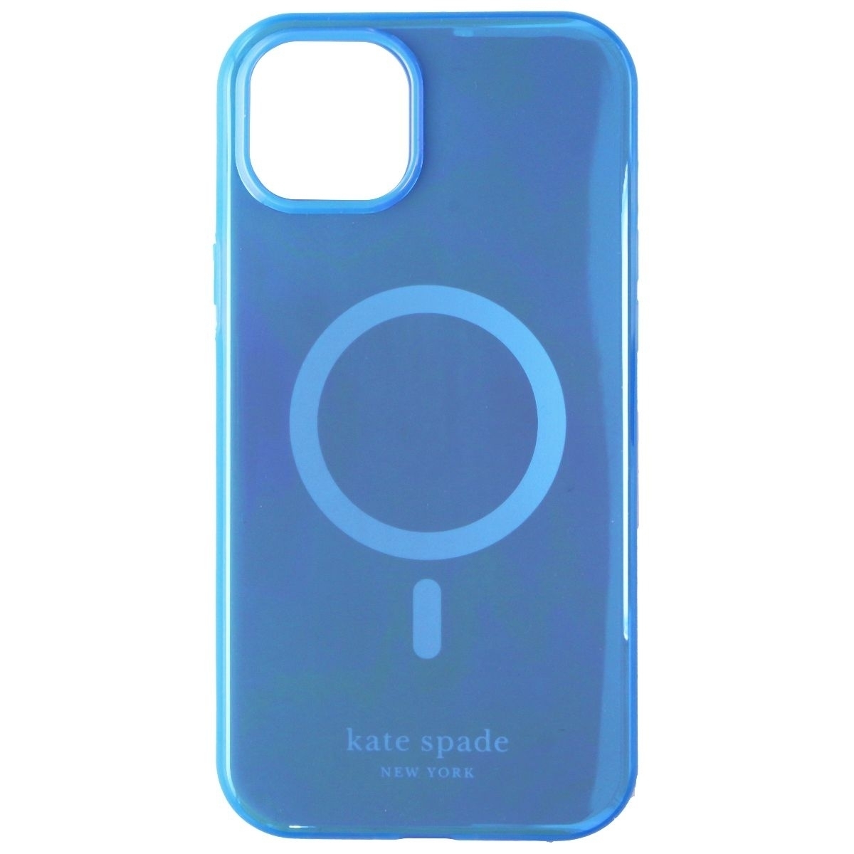 Kate Spade Hardshell Case For MagSafe For IPhone 14 Plus - Citrine Blue Lacquer