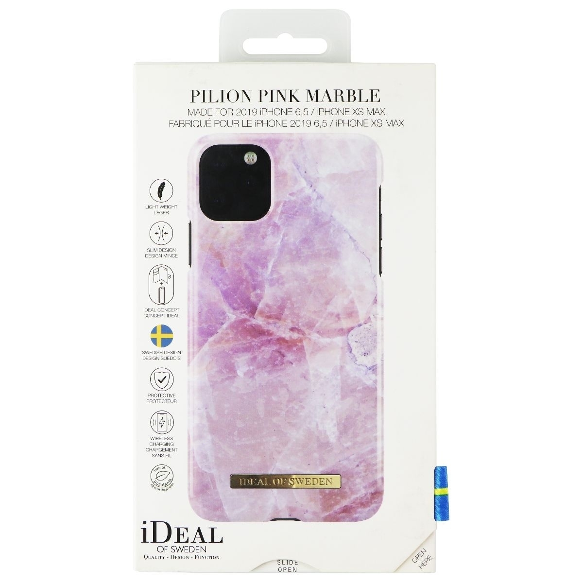 IDeal Of Sweden Printed Case For Apple IPhone XS Max - Pilion Pink Marble