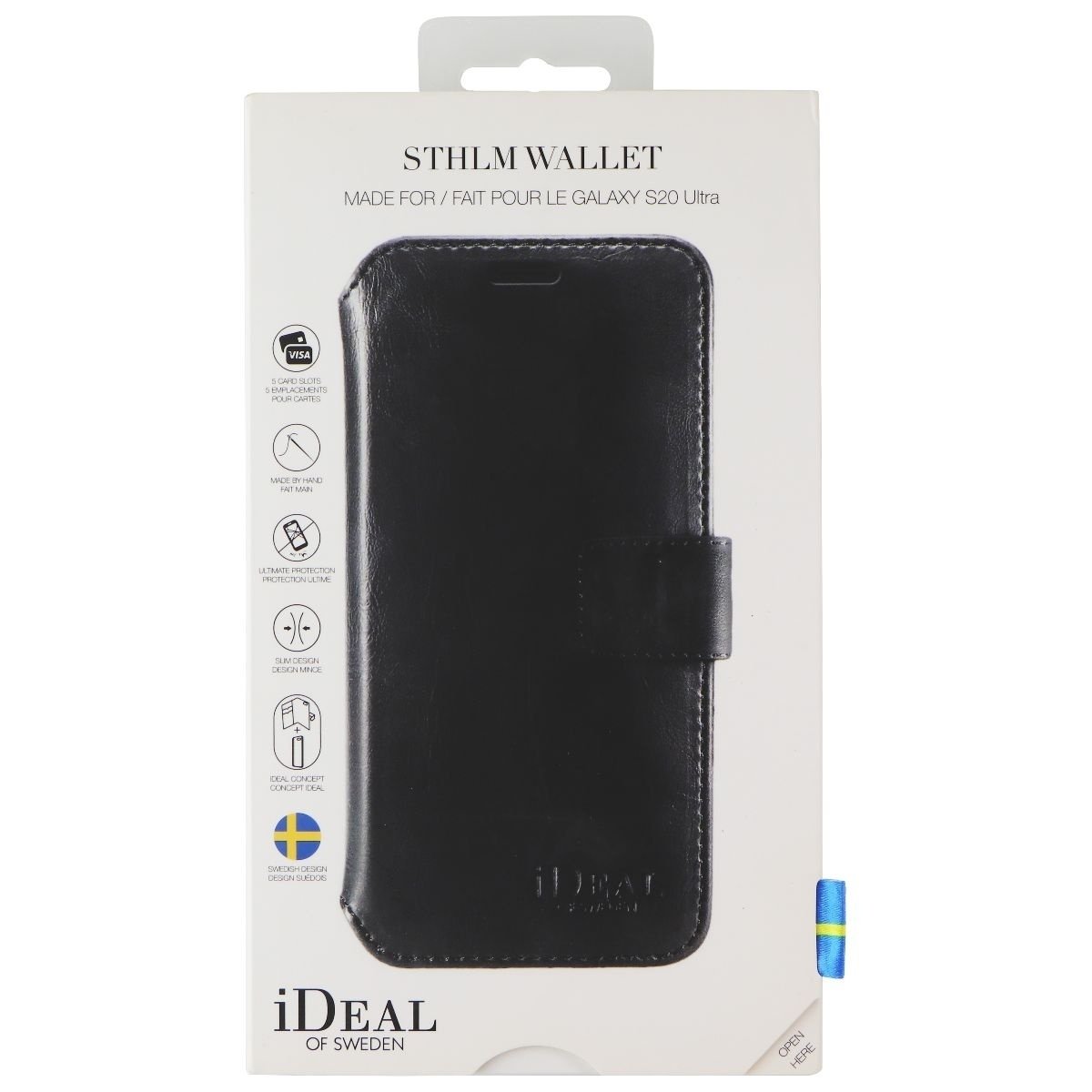 IDeal Of Sweden STHLM Wallet Case For Samsung Galaxy S20 Ultra - Black