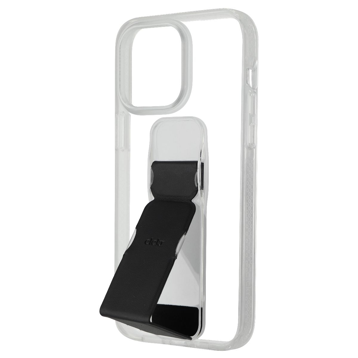 CLCKR Stand & Grip Case For IPhone 14 Pro Max - Clear/Black