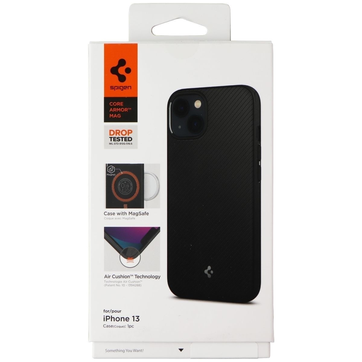 Spigen Core Armor Mag Series Case For MagSafe For IPhone 13 - Black (ACS03556)