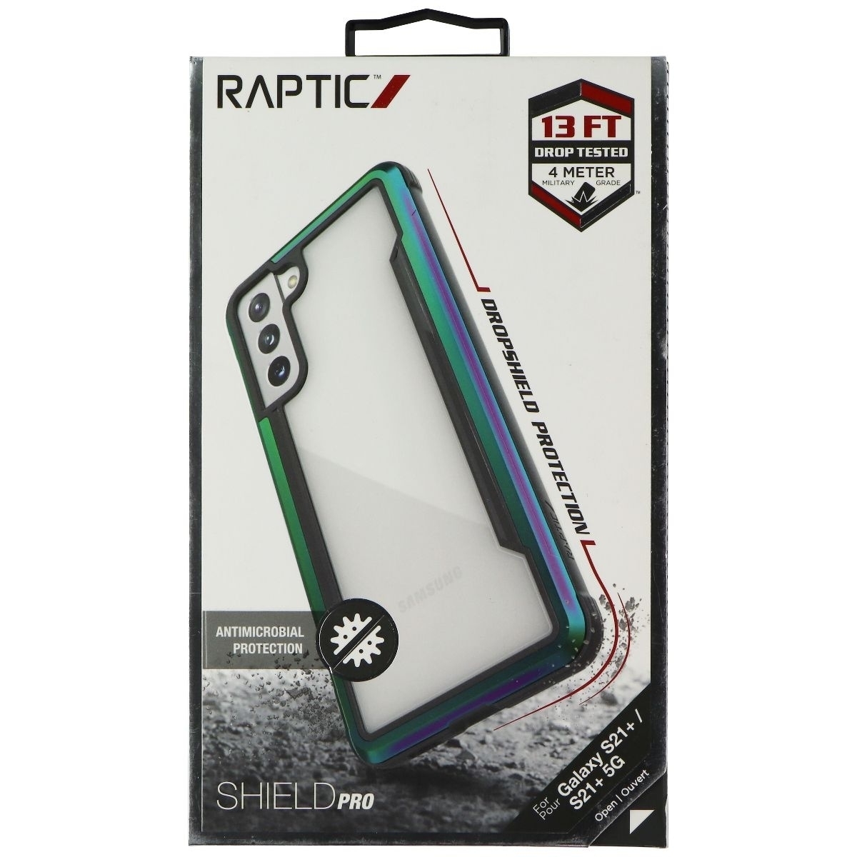 Raptic Shield Pro Series Case For Samsung Galaxy S21+ 5G - Iridescent