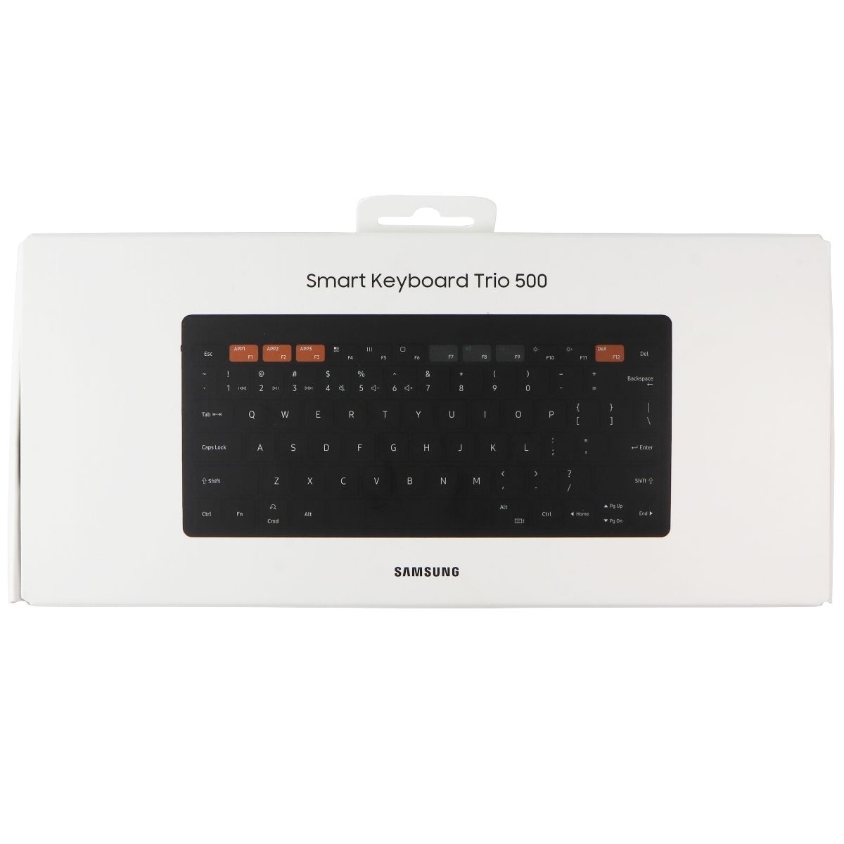 SAMSUNG Bluetooth Smart Keyboard Trio 500 - Black (EJ-B3400UBEGUS)