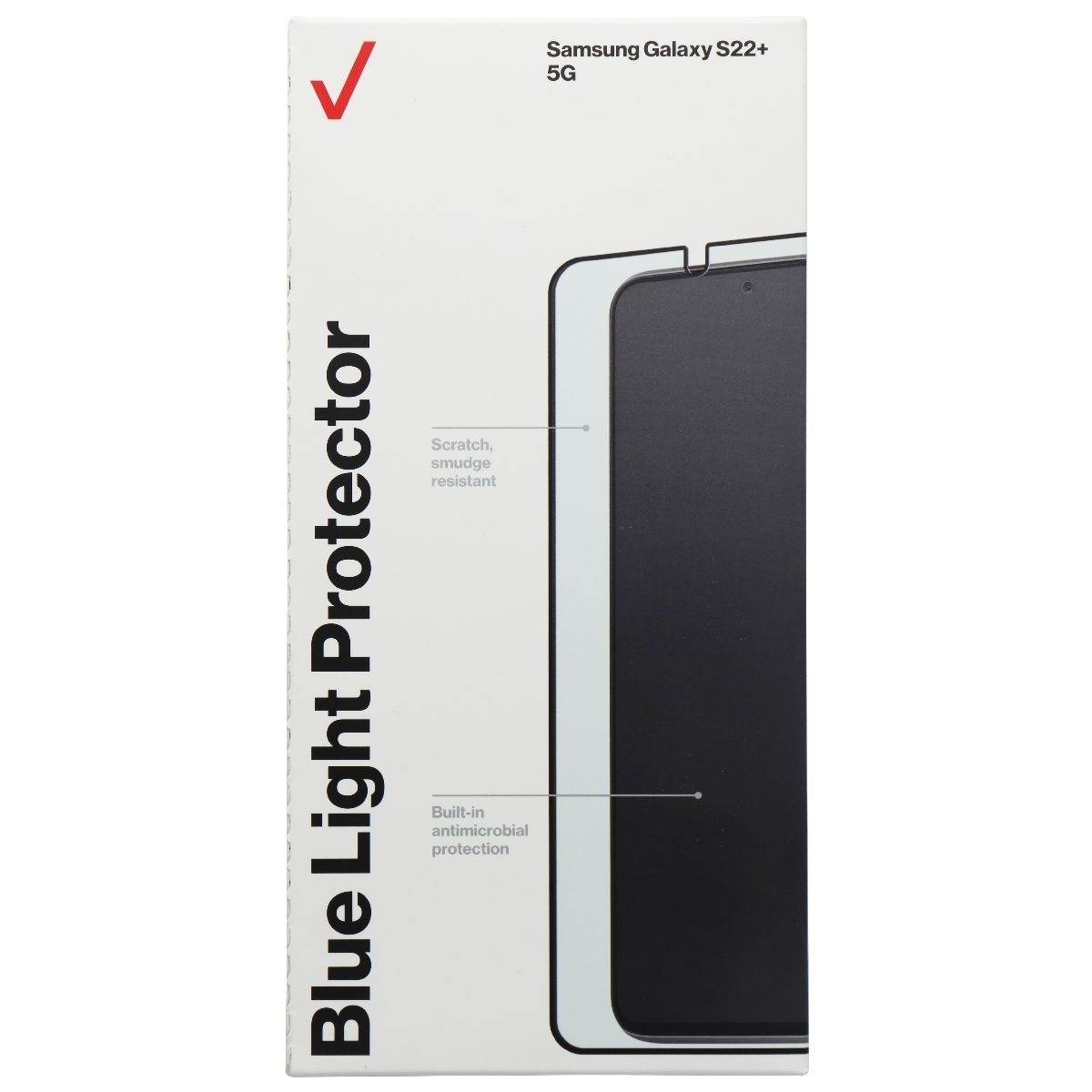 Verizon Blue Light Screen Protector For Samsung Galaxy S22+ 5G - Clear/Tinted