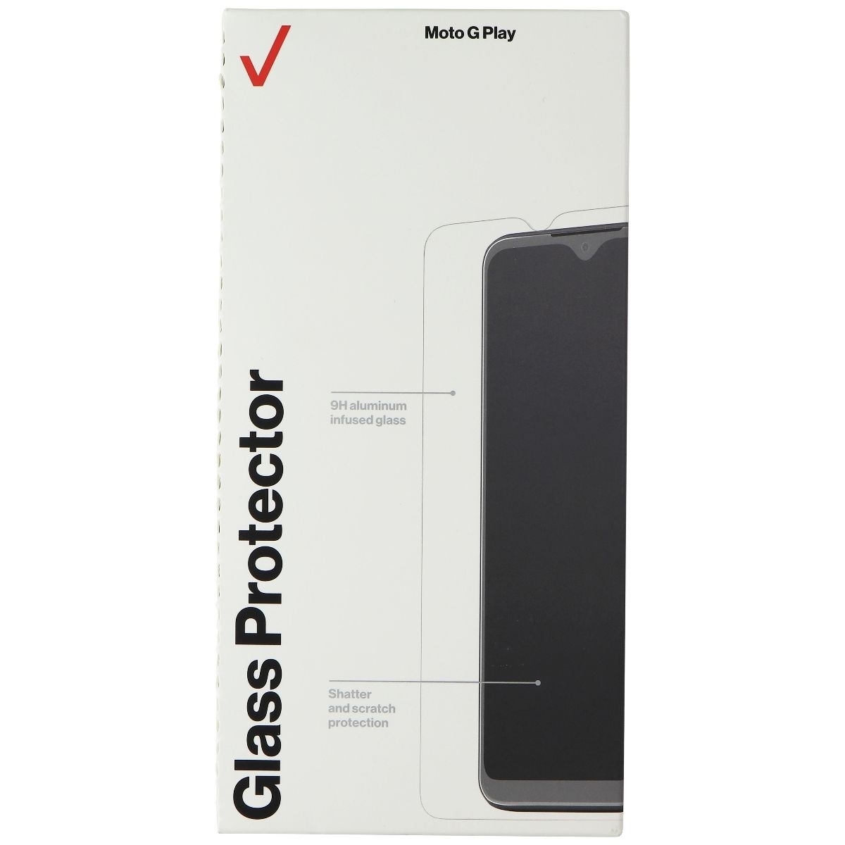 Verizon Tempered Glass Screen Protector For Motorola Moto G Play - Clear