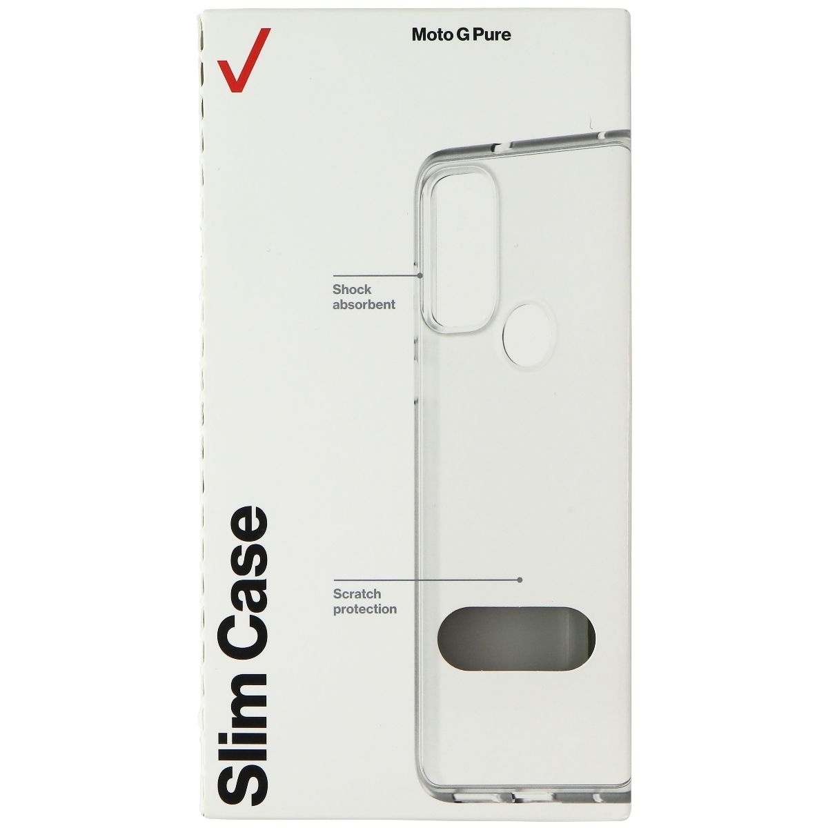 Verizon Slim Sustainable Series Case For Motorola Moto G Pure - Clear