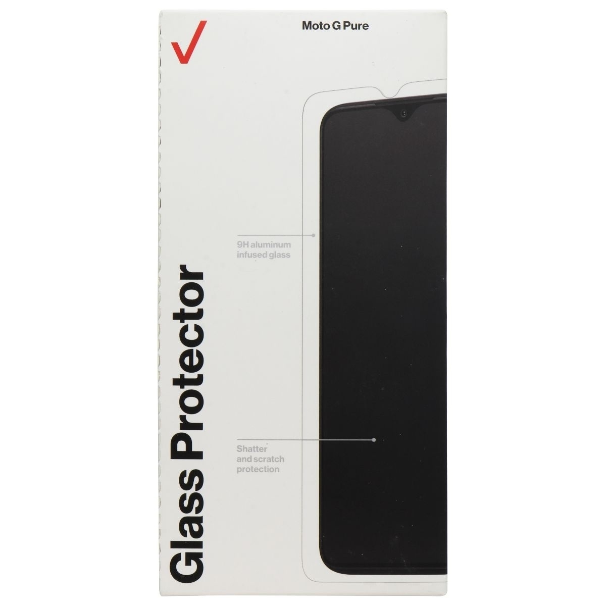 Verizon Glass Screen Protector For Motorola Moto G Pure - Clear