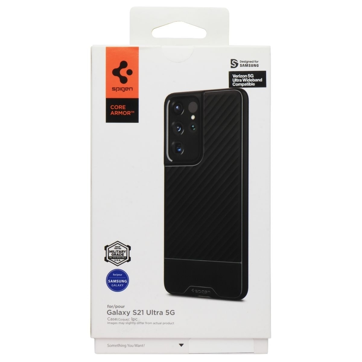 Spigen Core Armor Series Case For Samsung Galaxy S21 Ultra 5G - Black