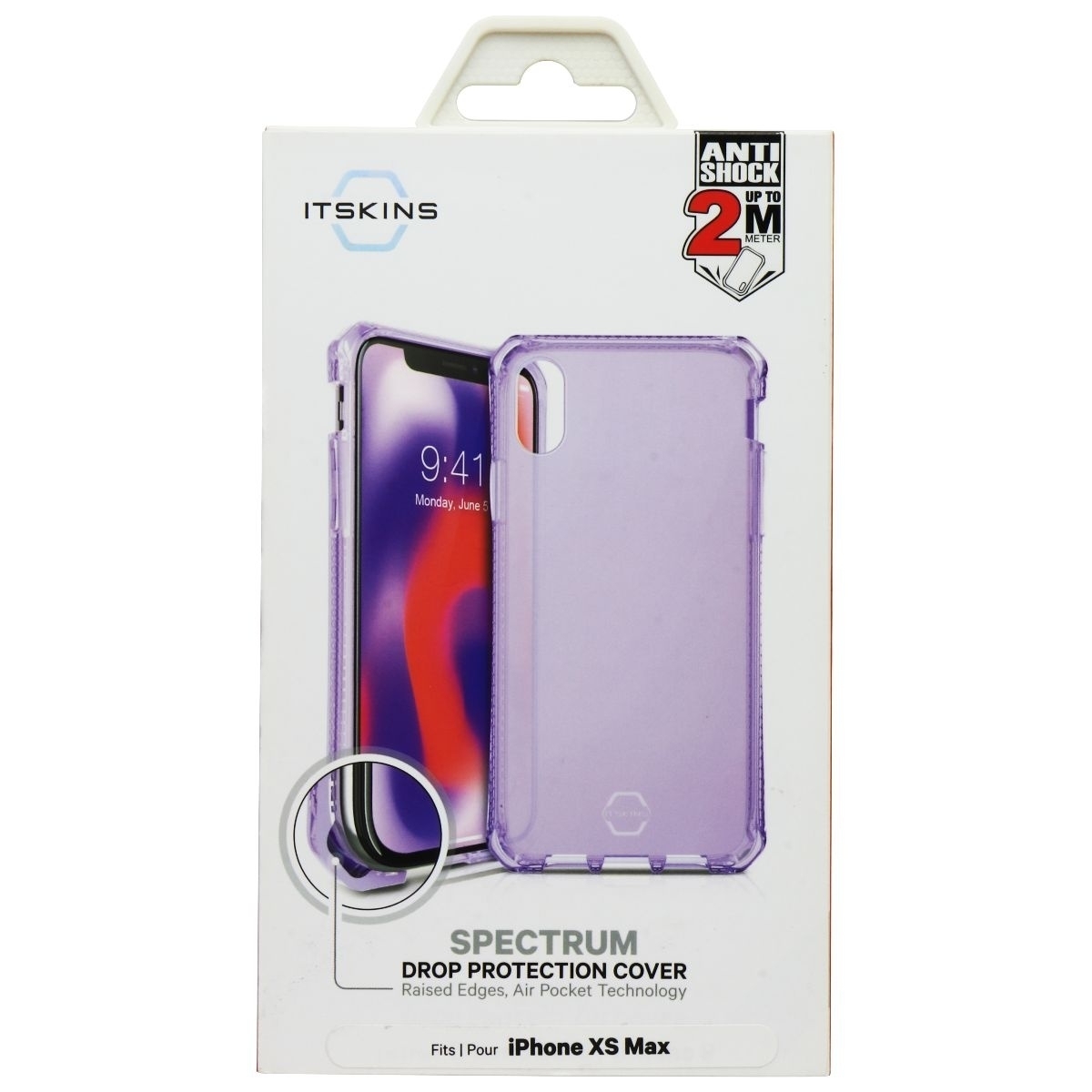 ITSKINS Spectrum Clear Phone Case For IPhone Xs Max - Light Purple