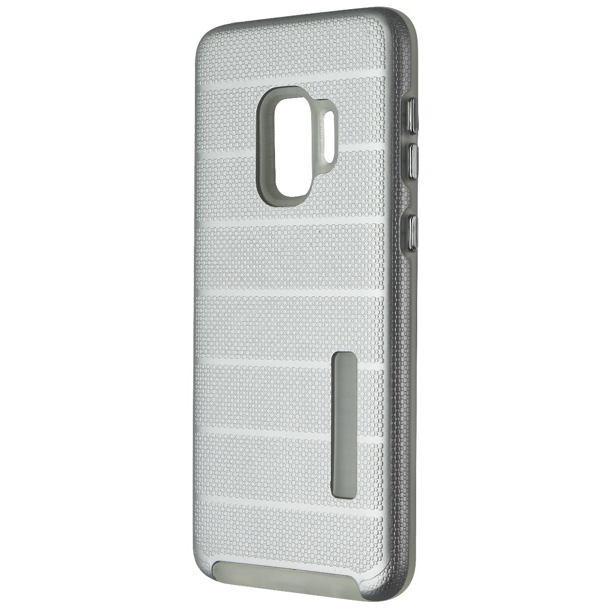 MyBat Advanced Armor Series Case For Samsung Galaxy S9 - Silver/Clear (Refurbished)