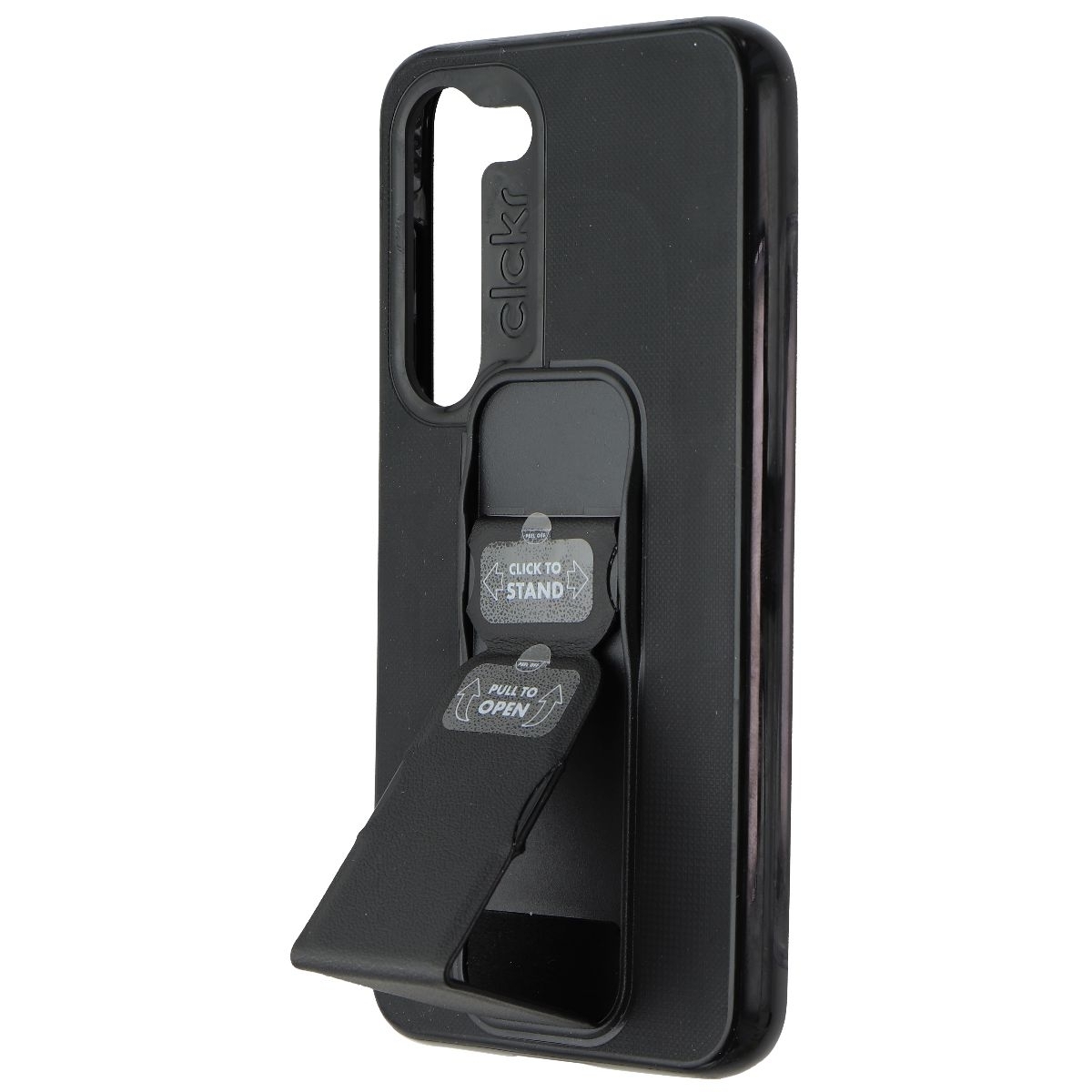 CLCKR Stand + Grip Series Case For Samsung Galaxy S23 - Black (Refurbished)