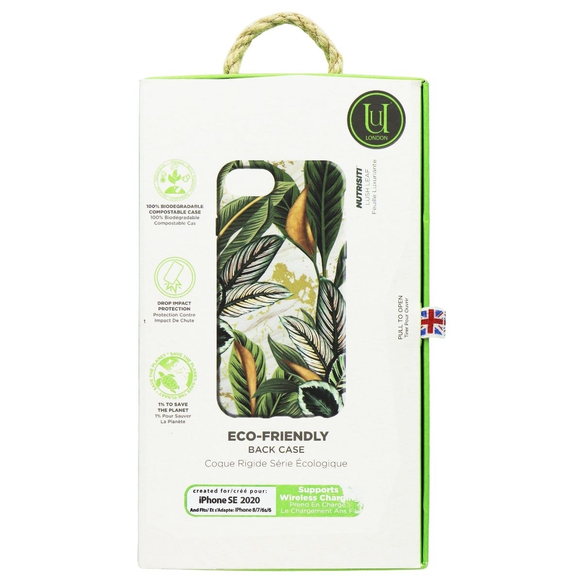 Uunique London Eco-Friendly Case For Apple IPhone SE (2nd Gen)/8/7 - Lush Leaf (Refurbished)