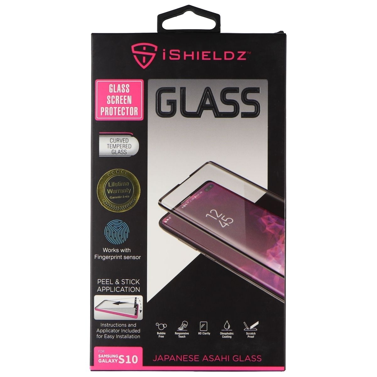 IShieldz Tempered Glass Screen Protector For Samsung Galaxy S10 - Clear (Refurbished)