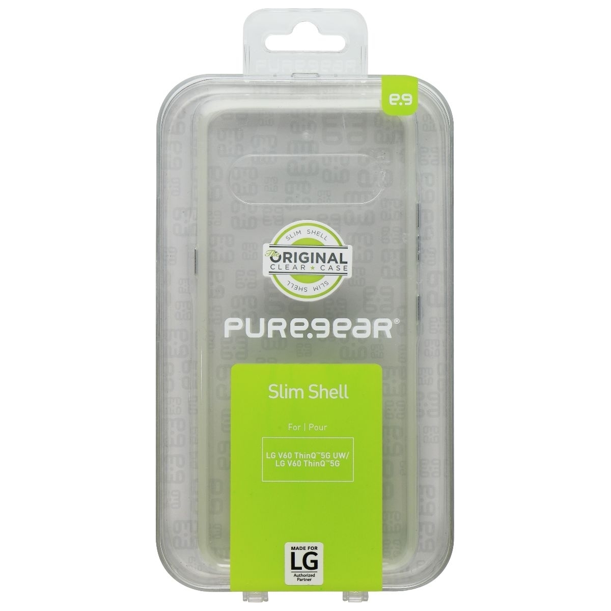 PureGear Slim Shell Series Case For LG V60 ThinQ 5G / 5G UW - Clear (Refurbished)