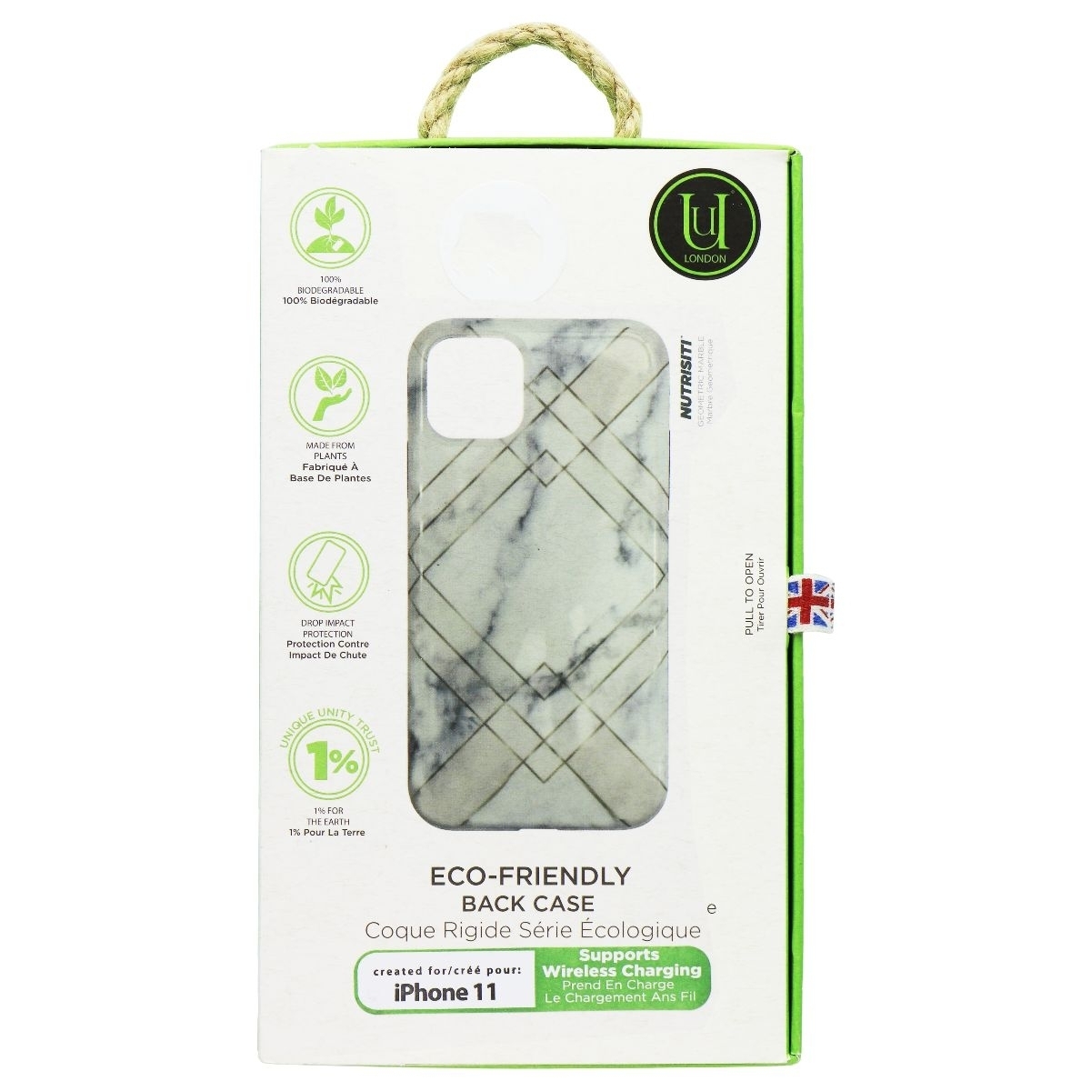 Unique London Eco-Friendly Back Case For Apple IPhone 11 - Geometric Marble (Refurbished)