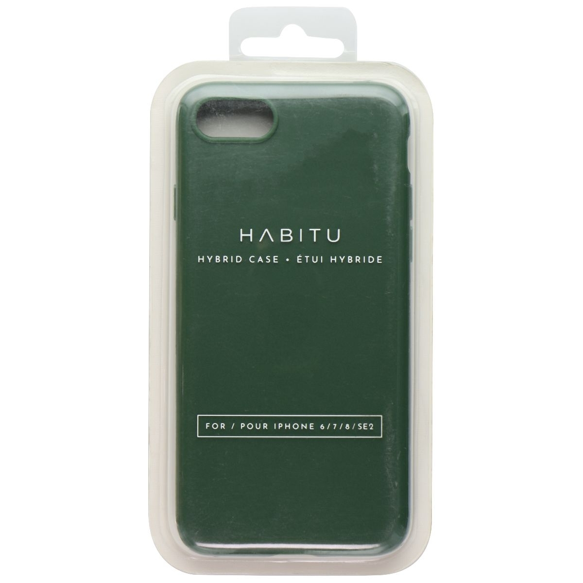 Habitu Hybrid Slim Protective Case For Apple IPhone SE (2nd Gen)/8/7/6 - Green (Refurbished)