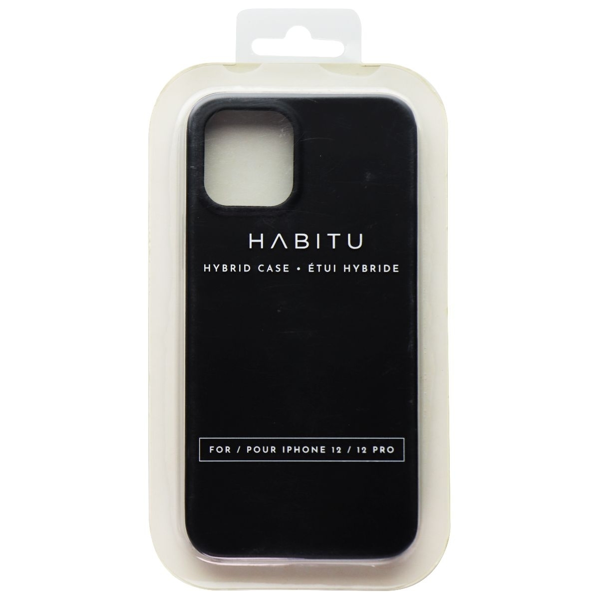 Habitu Hybrid Case For Apple IPhone 12 And IPhone 12 Pro - Black (Refurbished)