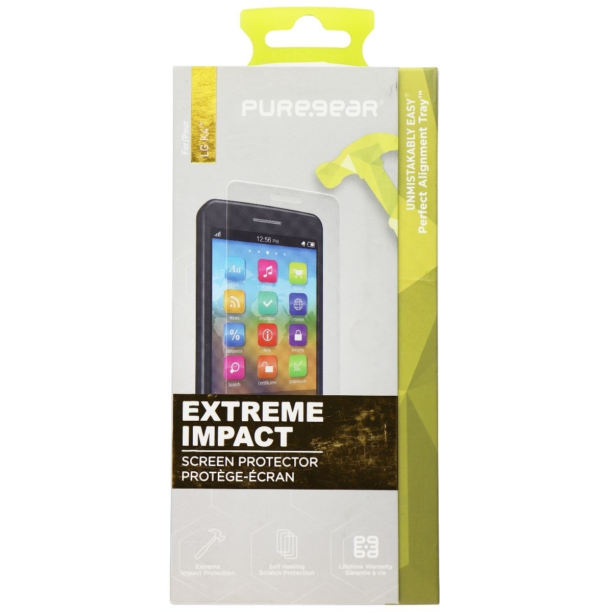 PureGear Extreme Impact Screen Protector For LG K4 (2016 Model) - Clear (Refurbished)