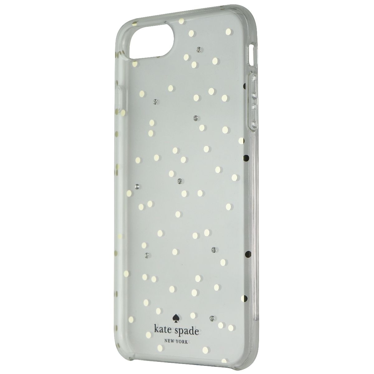Kate Spade Protective Hardshell Case For IPhone 8 Plus/7 Plus - Gold Dots/Clear (Refurbished)