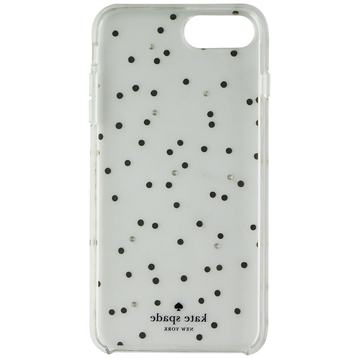 Kate Spade Protective Hardshell Case For IPhone 8 Plus/7 Plus - Gold Dots/Clear (Refurbished)