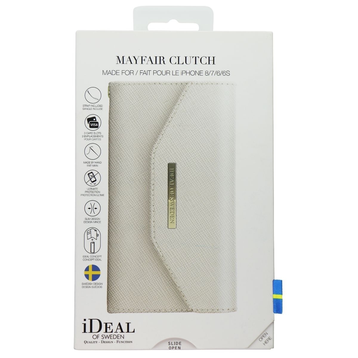IDeal Of Sweden Mayfair Clutch Wallet Case For Apple IPhone 8/7/6s/6 - White (Refurbished)