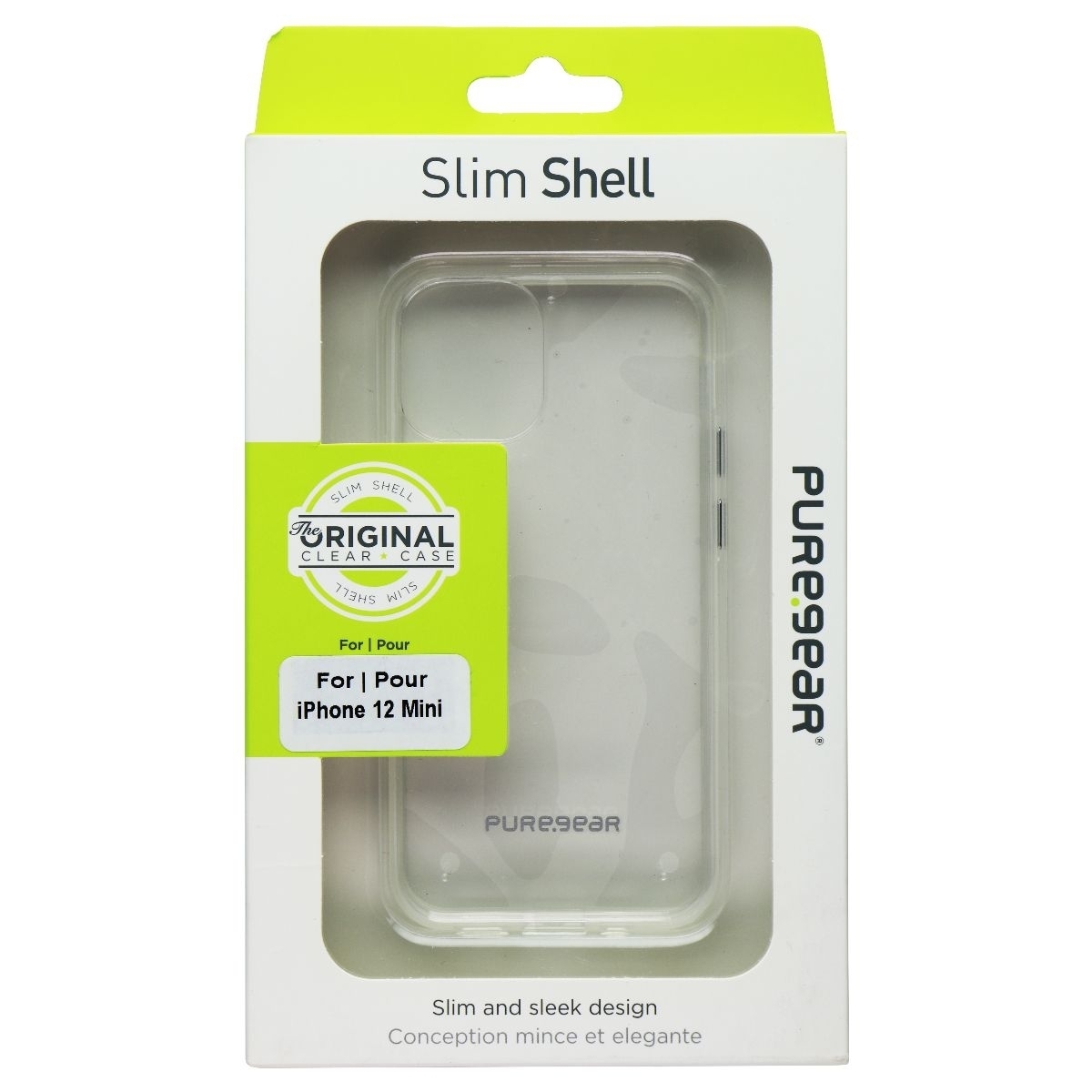 PureGear Slim Shell Series Case For Apple IPhone 12 Mini - Clear (Refurbished)