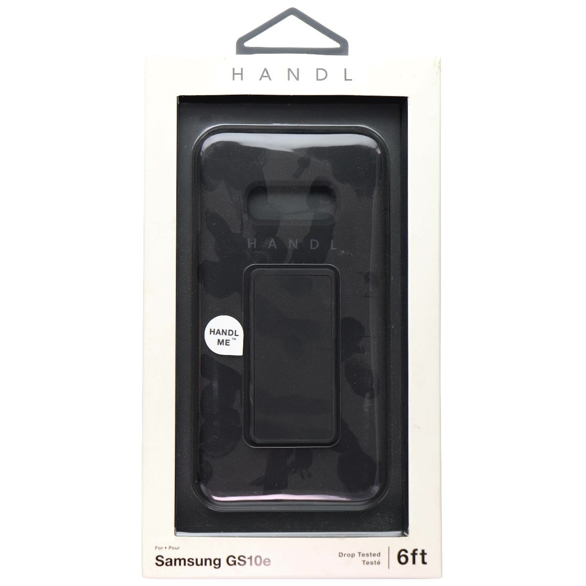 HANDL Hard Case With Elastic Handle For Samsung Galaxy S10e - Black (Refurbished)