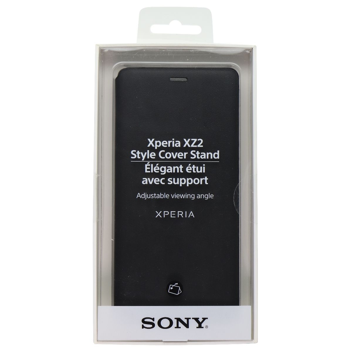 Sony Official Style Cover Stand Case For Sony Xperia XZ2 - Black (Refurbished)
