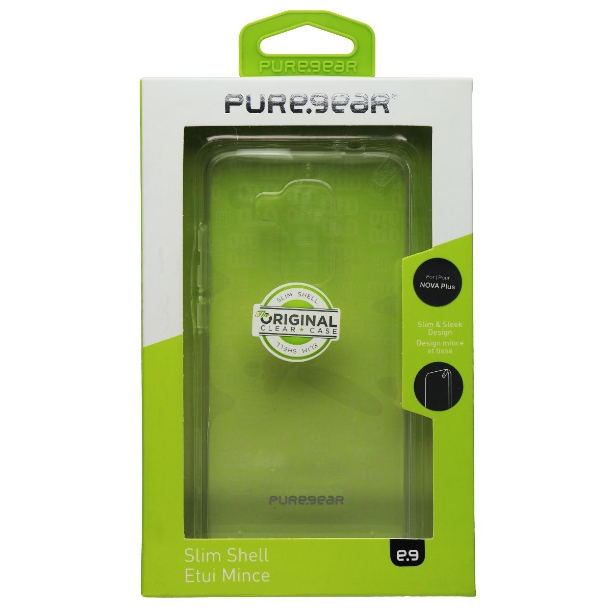 PureGear Slim Shell Series Case For NOVA Plus - Clear (Refurbished)