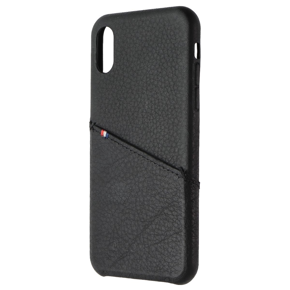 DECODED Full Grain Leather Card Case For Apple IPhone X - Black (Refurbished)