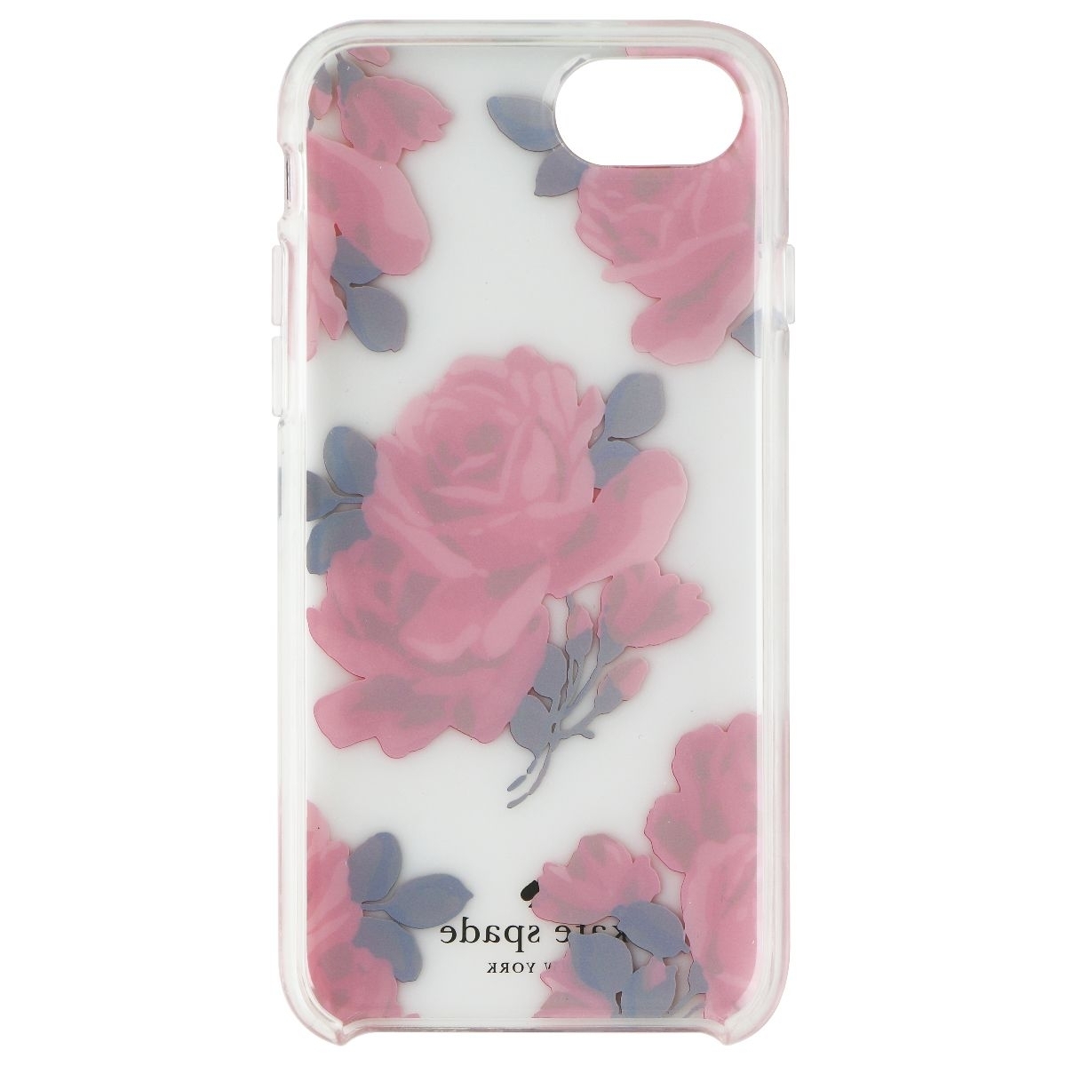 Kate Spade Protective Hardshell Case For Apple IPhone 7 - Clear/Pink Roses (Refurbished)