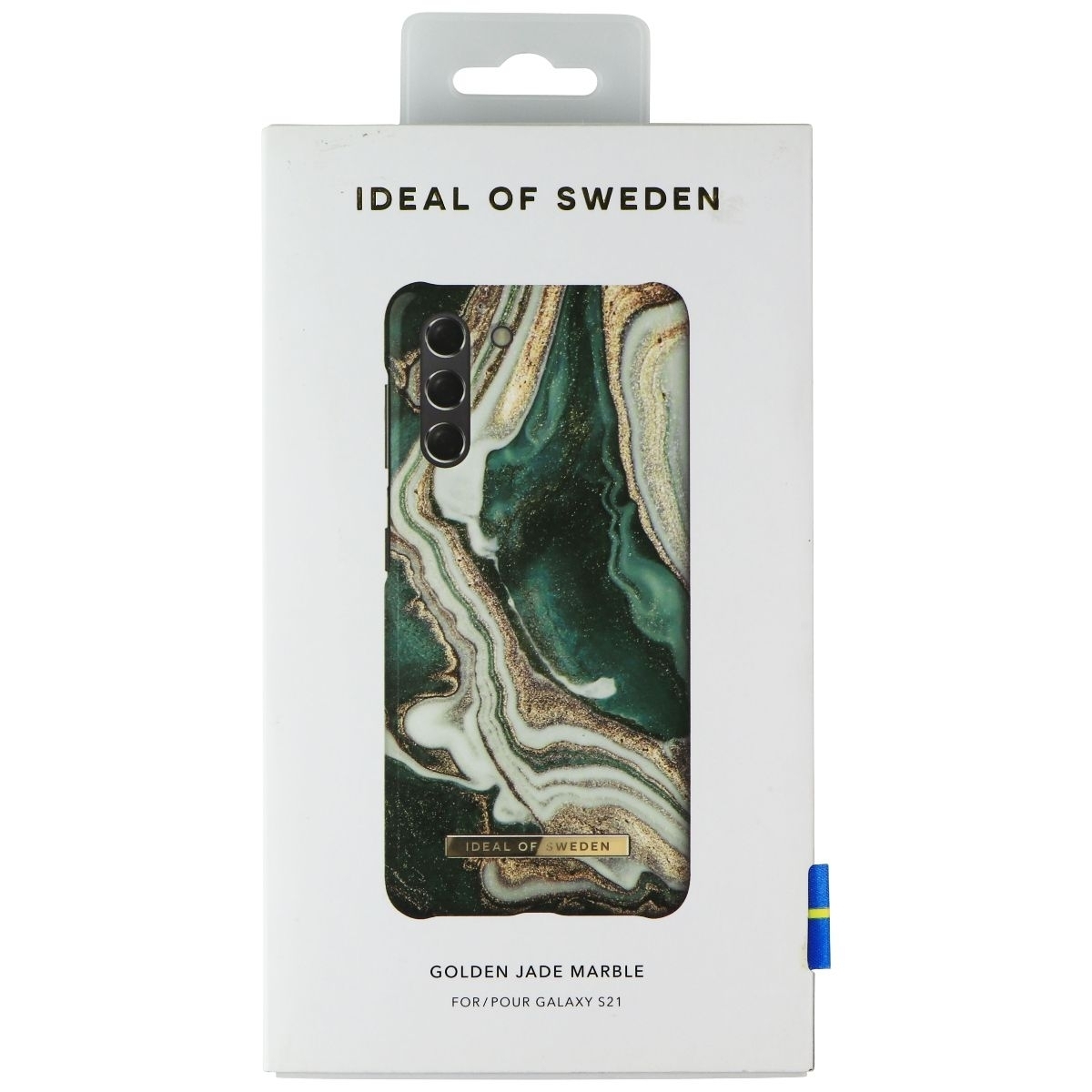 IDeal Of Sweden Hard Case For Samsung Galaxy S21 - Golden Jade Marble/Green (Refurbished)