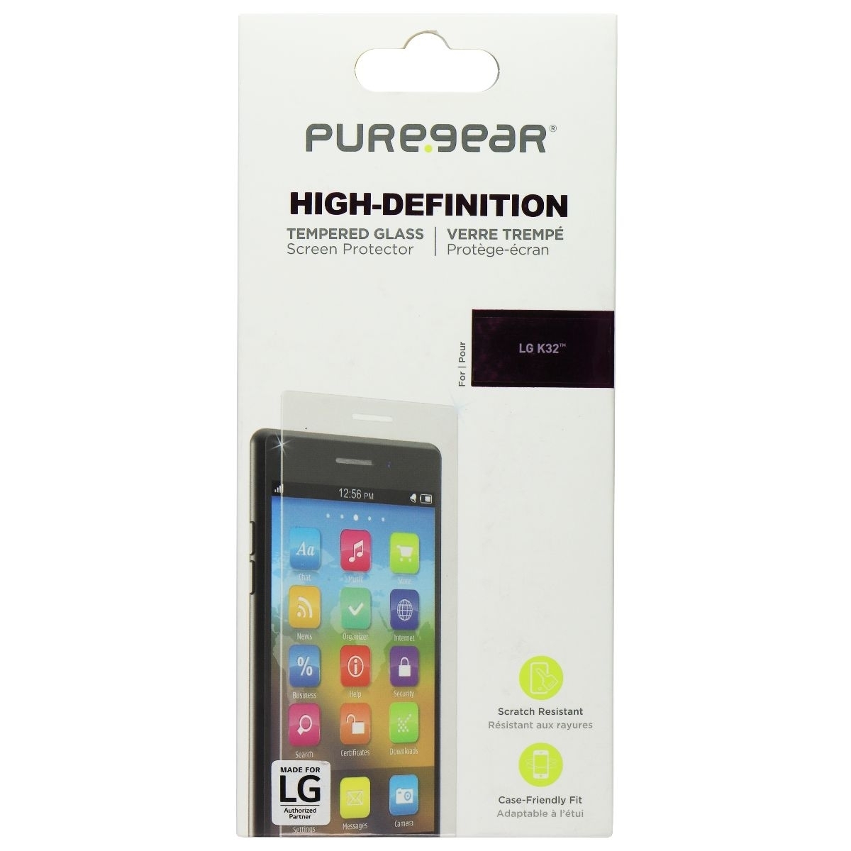 PureGear High-Definition Tempered Glass For LG K32 (2020) - Clear (Refurbished)