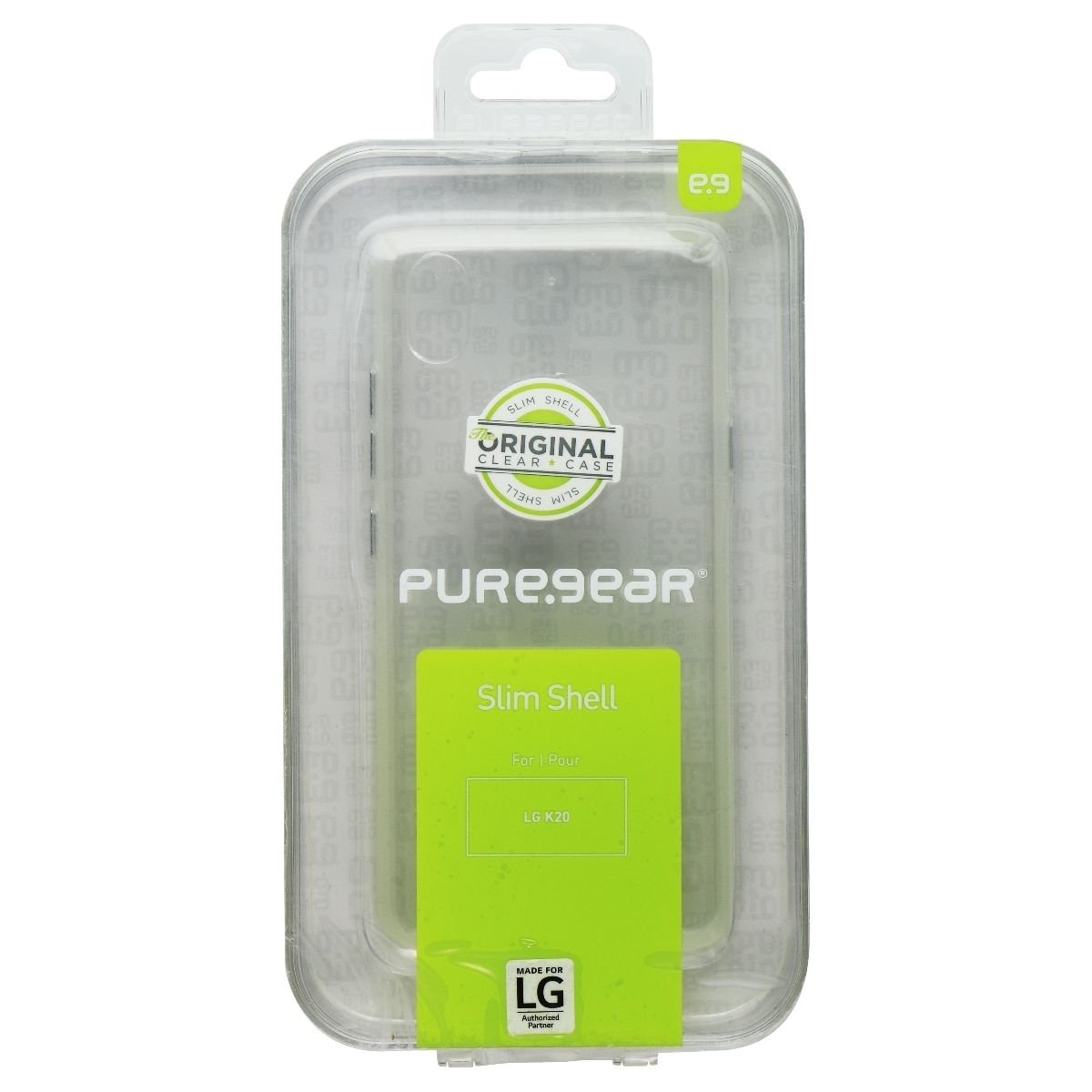 PureGear Slim Shell Series Case For LG K20 Smartphones - Clear (Refurbished)