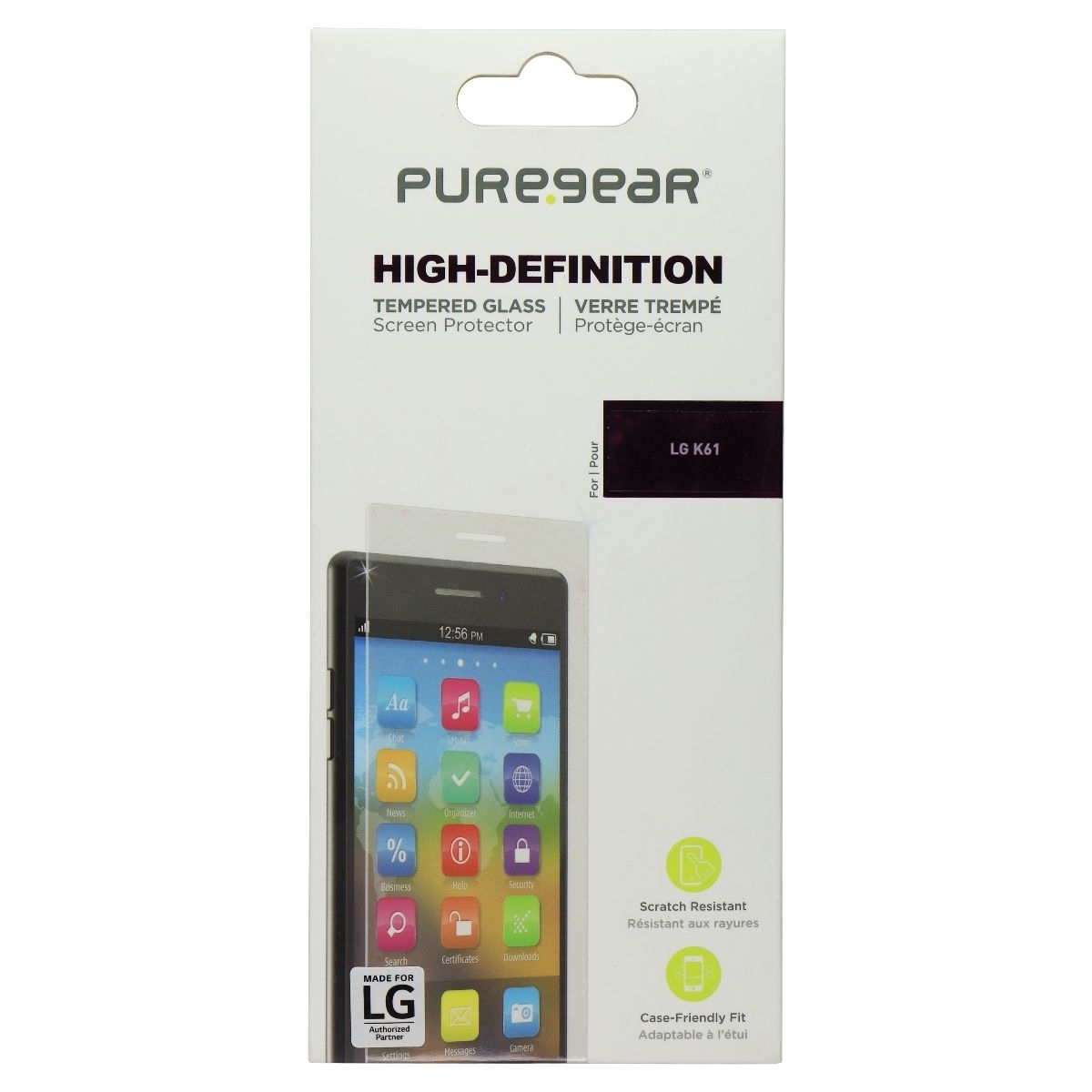 PureGear High-Definition Tempered Glass For LG K61 (2020) - Clear (Refurbished)