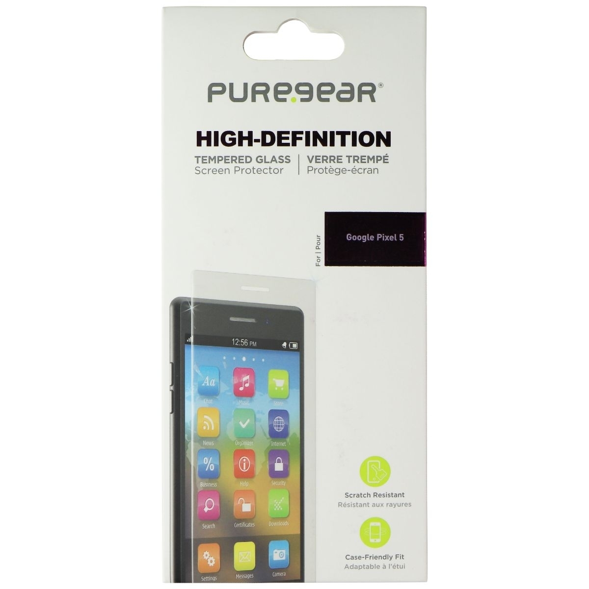 PureGear High-Definition Tempered Glass For Google Pixel 5 (2020) - Clear (Refurbished)