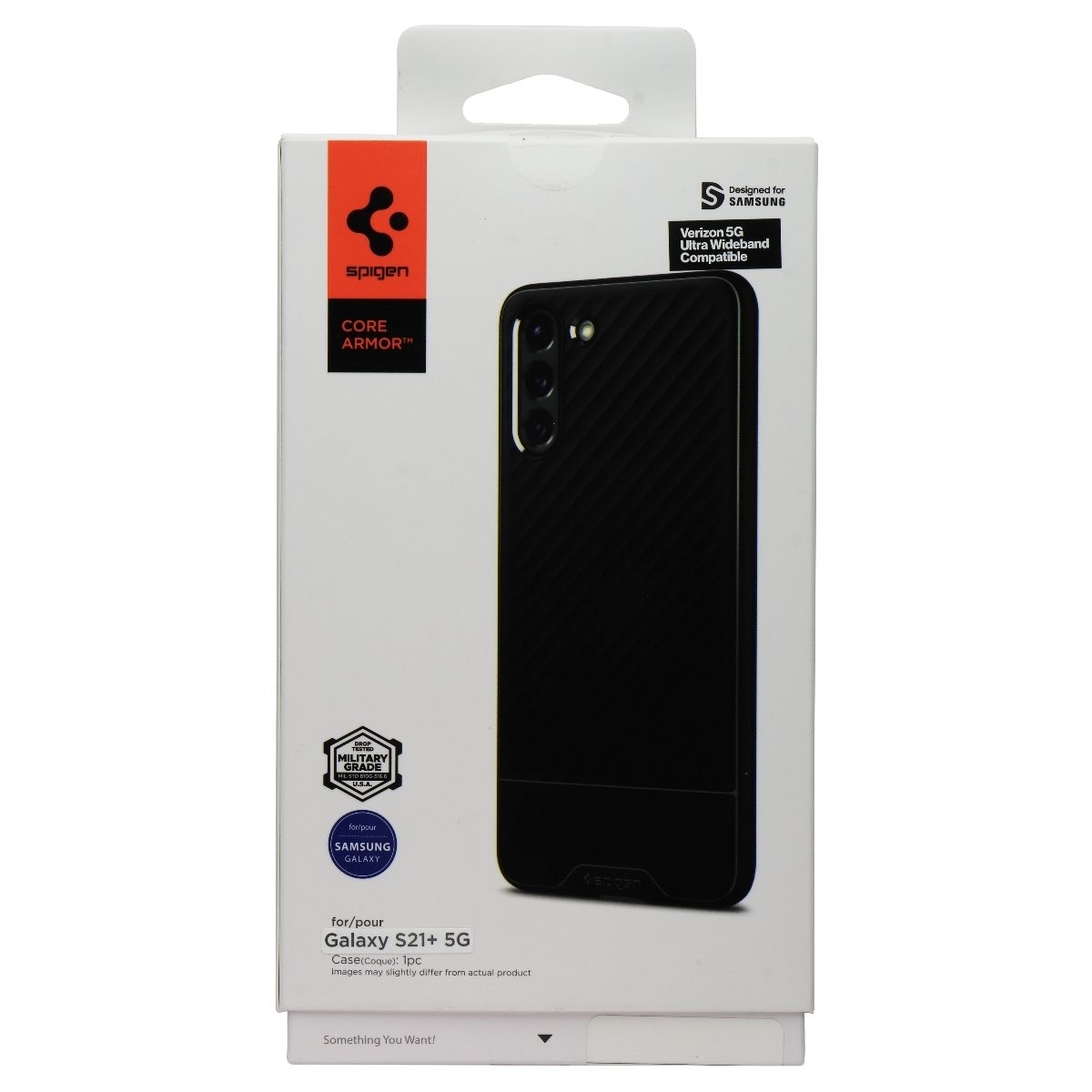 Spigen Core Armor Series Case For Samsung Galaxy (S21+) 5G - Black (Refurbished)
