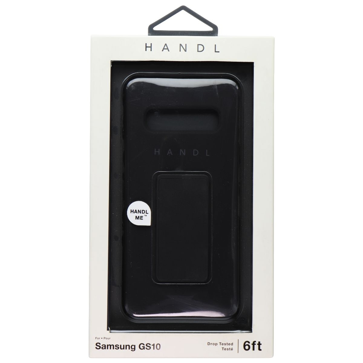 HANDL Hard Case With Elastic Handle For Samsung Galaxy S10 - Black (Refurbished)