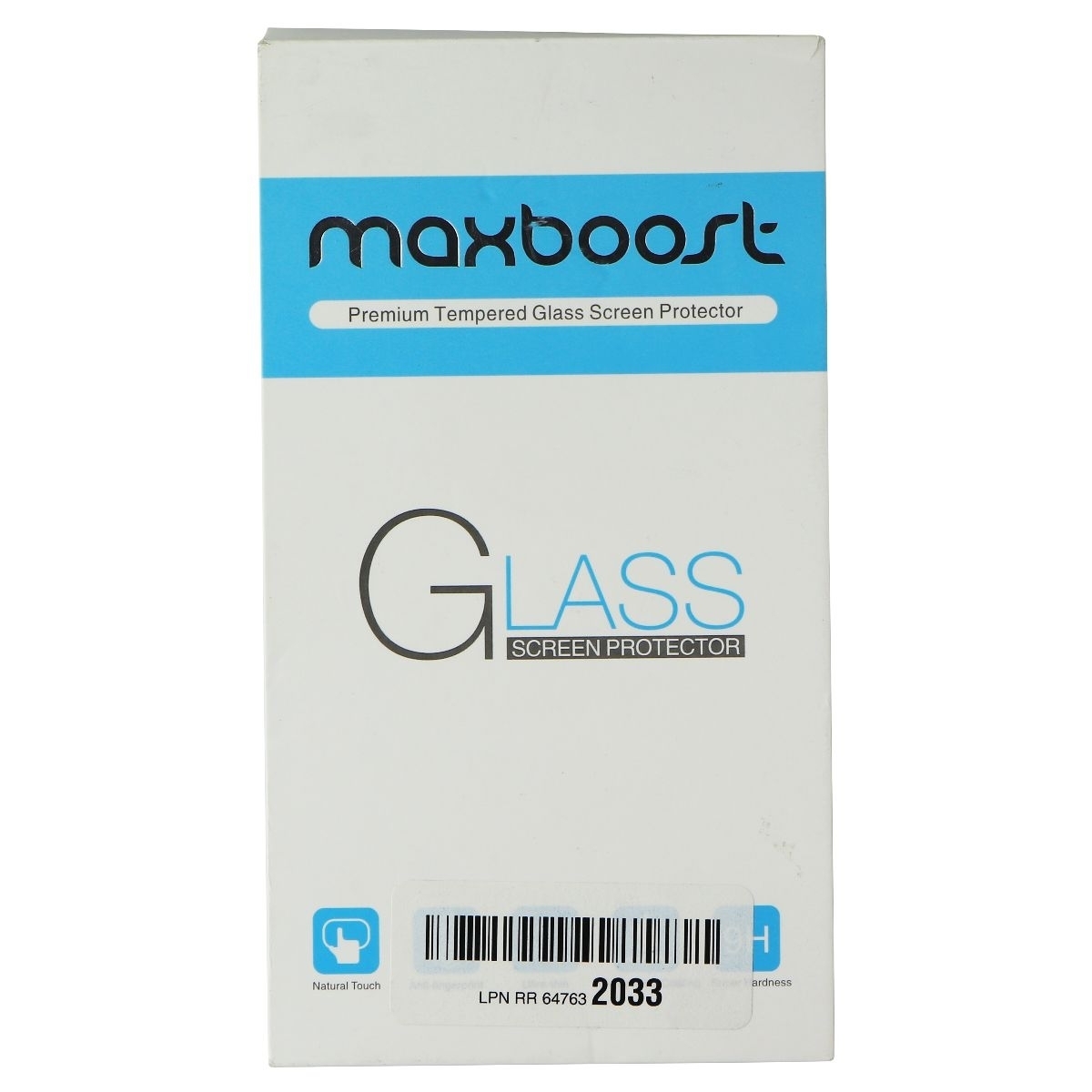 Maxboost Premium Tempered Glass Screen Protector For Apple IPhone XS / X - Clear (Refurbished)