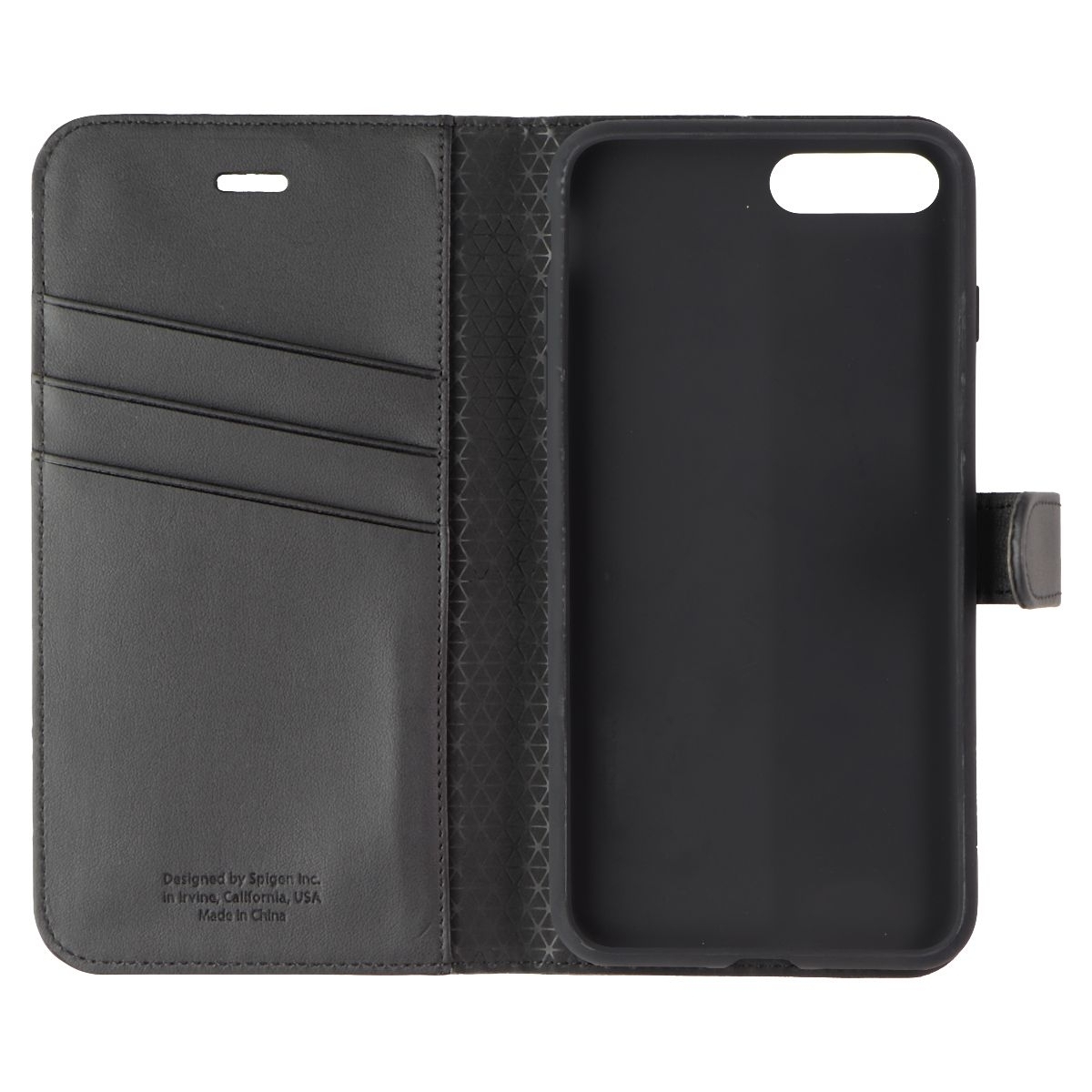 Spigen Wallet S Kickstand Cover For Apple IPhone 8 Plus/7 Plus - Black (Refurbished)
