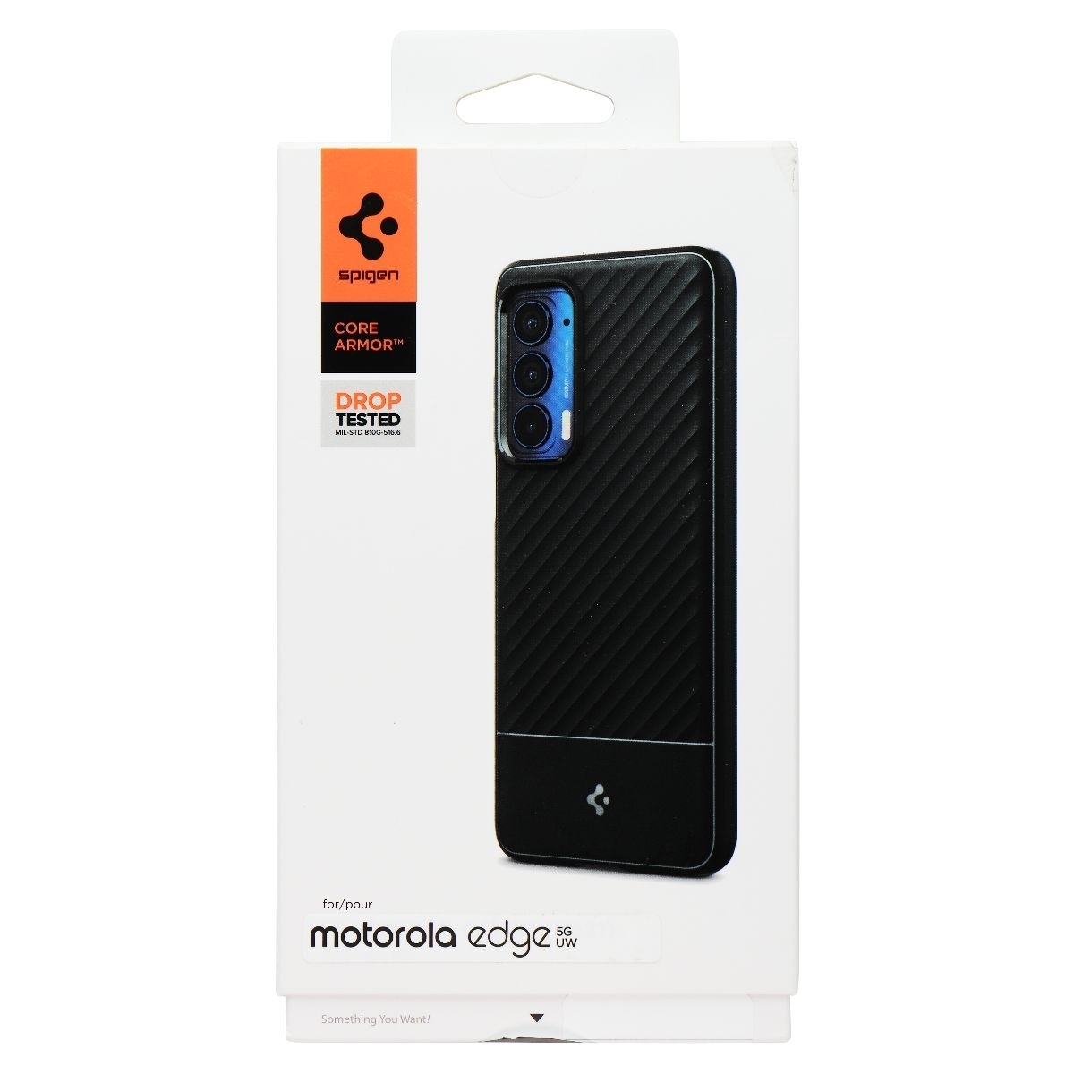 Spigen Core Armor Series Case For Motorola Edge 5G UW - Black (Refurbished)
