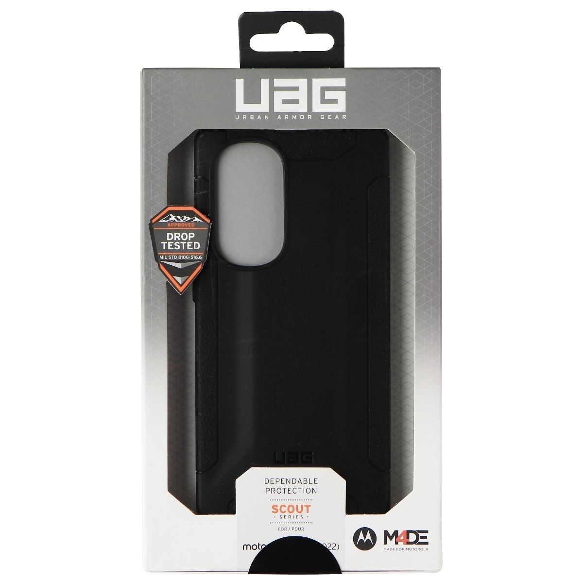 UAG Scout Series Flexible Case For Motorola Edge 5G (2022) - Black (Refurbished)