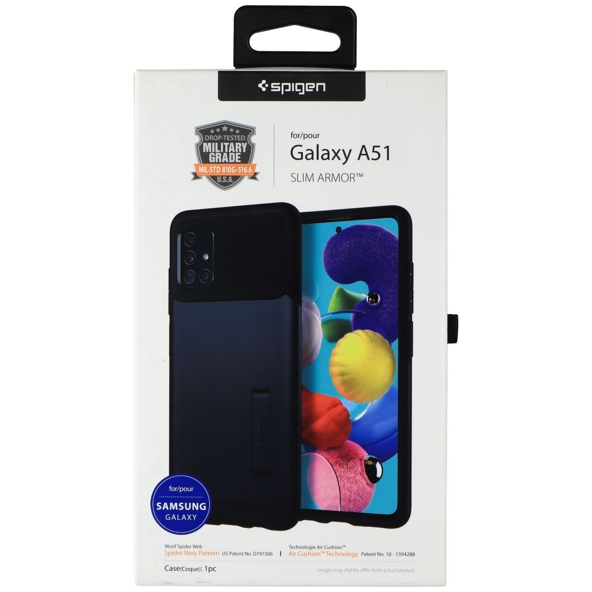 Spigen Slim Armor Series Case For Samsung Galaxy A51 (Non-5G) - Metal Slate (Refurbished)