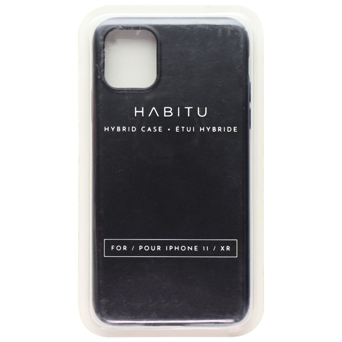 Habitu Hybrid Case For Apple IPhone 11 And IPhone XR - Black (Refurbished)