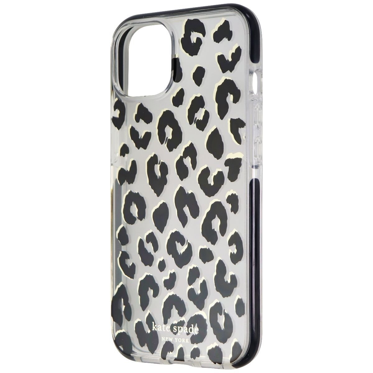 UPC 191058146663 product image for Kate Spade Defensive Hardshell Case for Apple iPhone 13 - City Leopard Black | upcitemdb.com